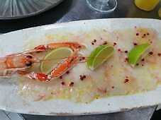 Carpaccio de langustine